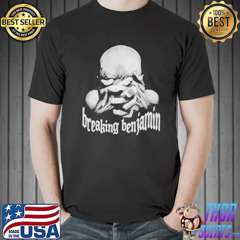 Breaking benjamin groovy font classic shirt