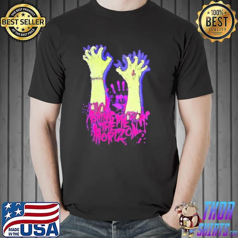 Bring me the horizon colorful album cover shirt