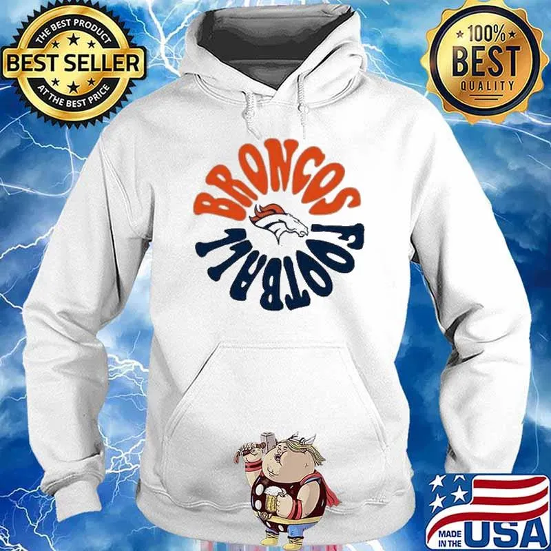 Broncos Football Shirt Hoodie