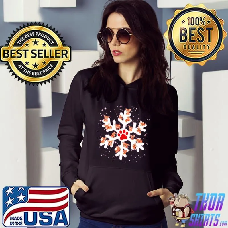Chihuahua in christmas snowflake design s Hoodie