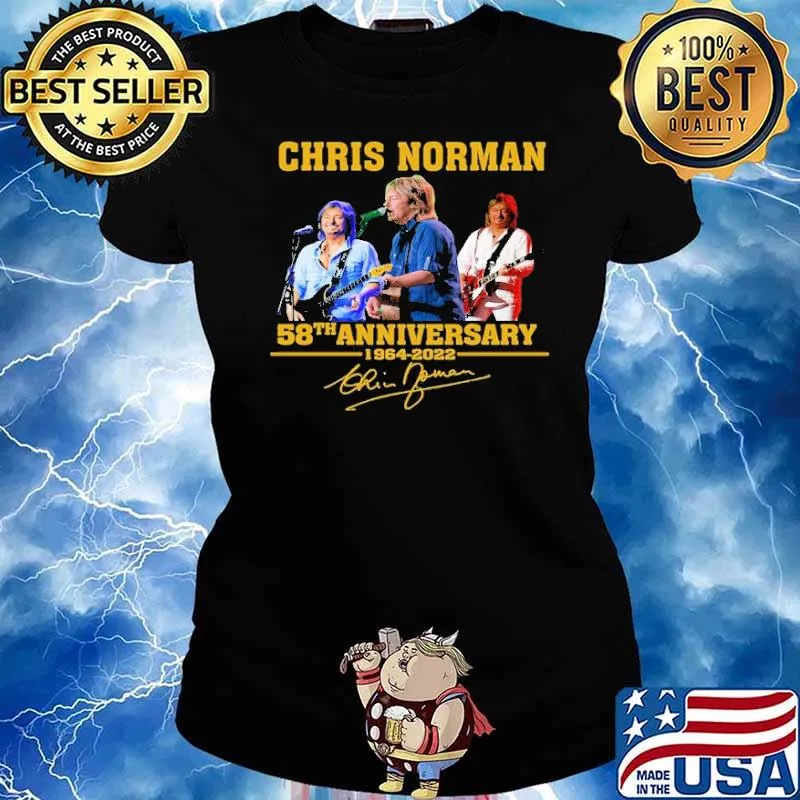 Chris norman 58th anniversary signature s Ladies tee