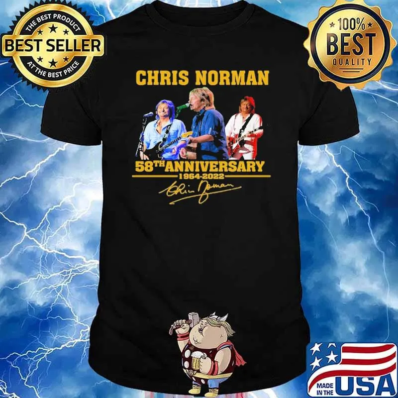 Chris norman 58th anniversary signature shirt