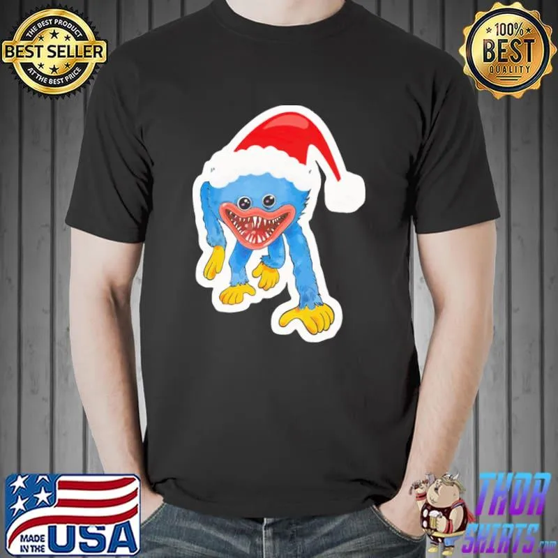 Christmas poppy playtime friendly huggy wuggy and kissy missy classic shirt