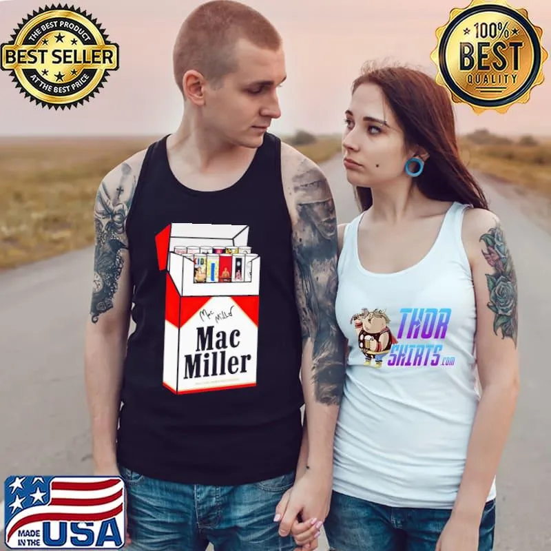 Cigarette pack discography mac miller classic s Tank Top