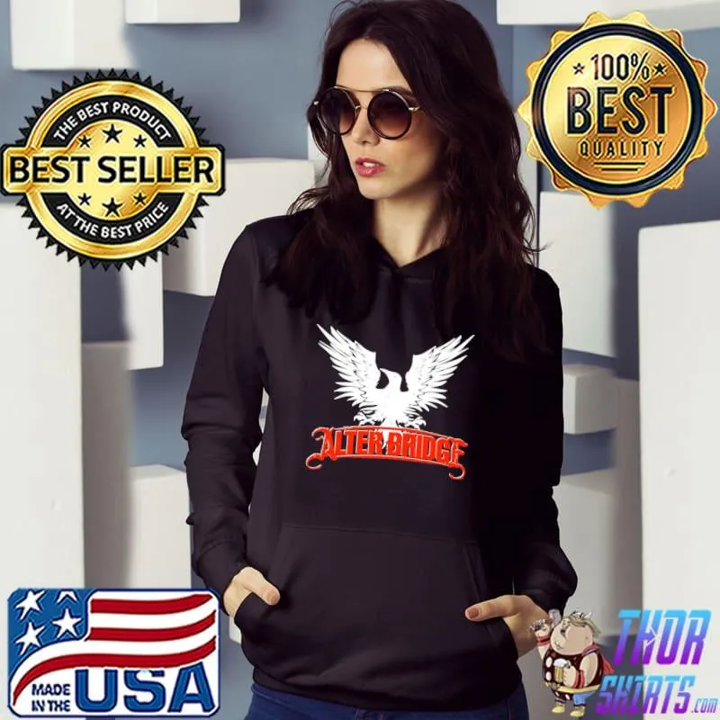 Classic black bird alter bridge band s Hoodie