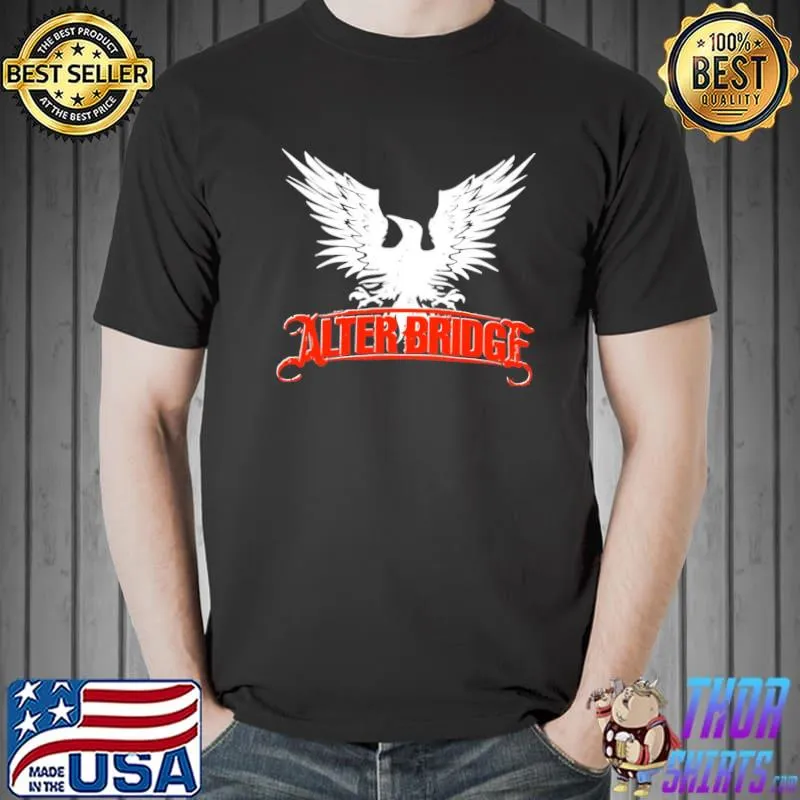 Classic black bird alter bridge band shirt
