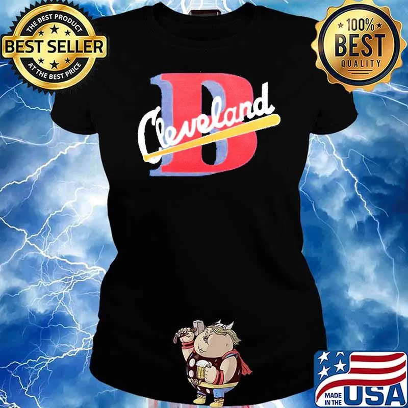 Cleveland buckeyes logo classci s Ladies tee