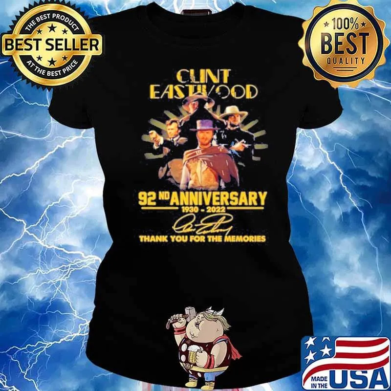 Clint Easthood 92nd Anniversary 1930 2022 Shirt Ladies tee