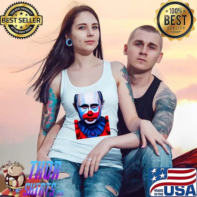 Clown World Vladimir Putin Sticker T-Shirt Tank Top