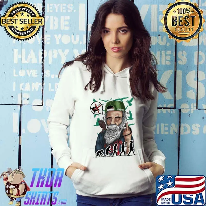 Cool darwin urban style fun design charles darwin classic s Hoodie