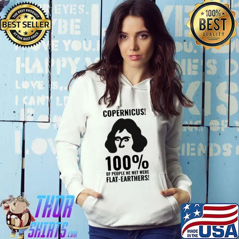 Copernicus vs flatearthers retro design s Hoodie