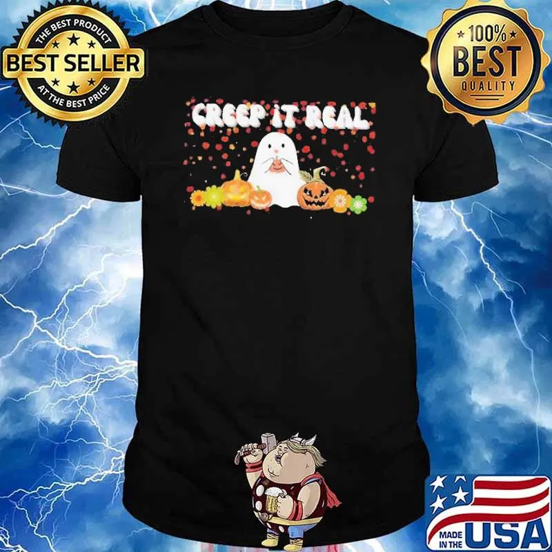 Creep it real halloween ghost pumpkin classic shirt