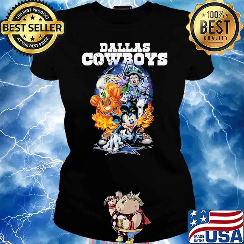 Dallas Cowboy Mickey Shirt Ladies tee