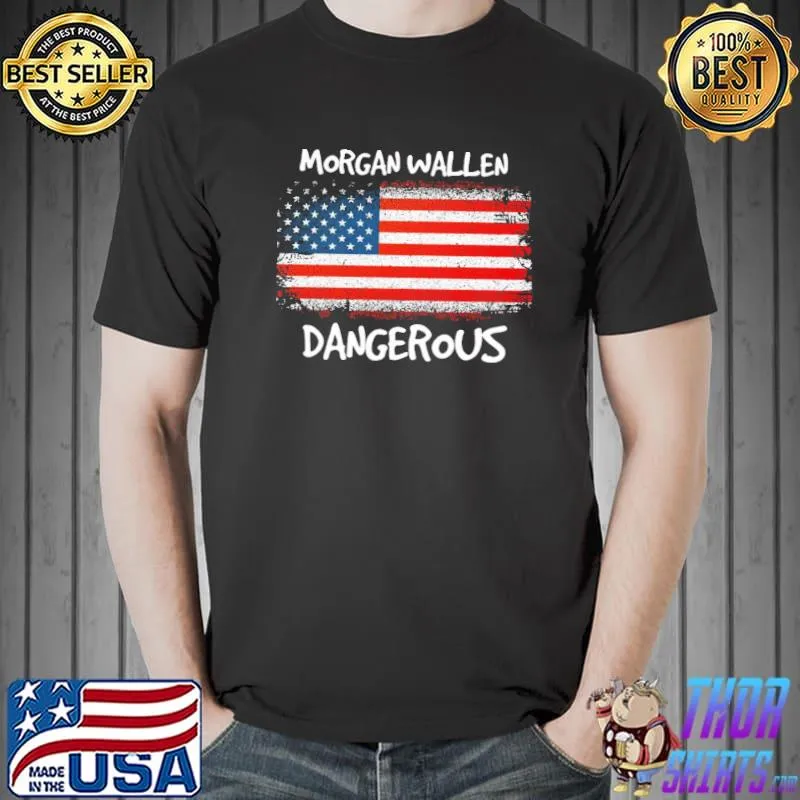 Dangerous morgan w mw flag vintage shirt