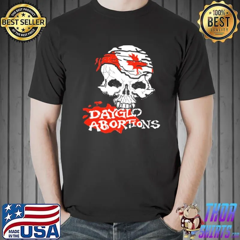 Dayglo abortions skull classic shirt