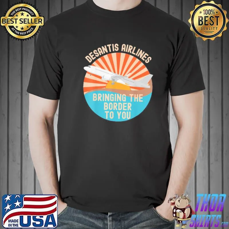 Desantis airlines marthas vineyard meme 2022 political classic shirt
