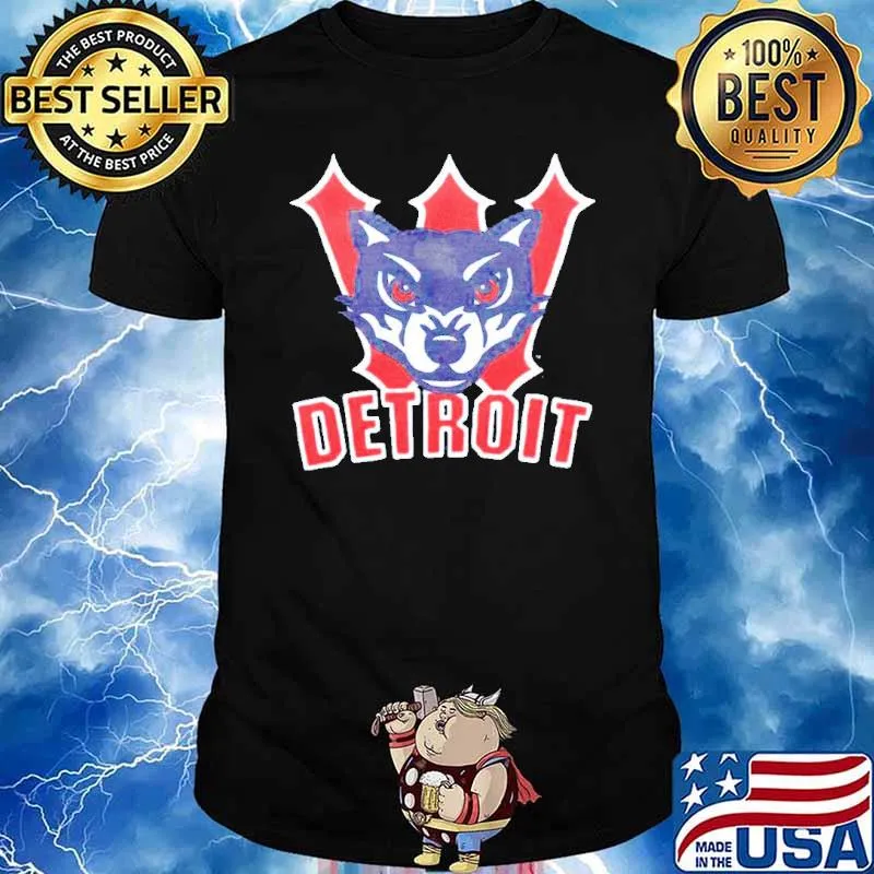 Detroit wolves logo classic shirt