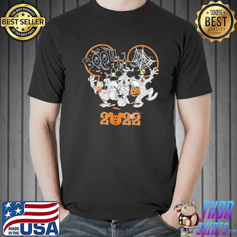 Disney halloween mickey minnie and friends happy halloween classic shirt