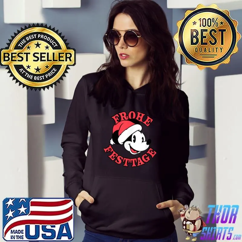 Disney Mickey & Friends Christmas Frohe Festtage Mickey T-Shirt Hoodie