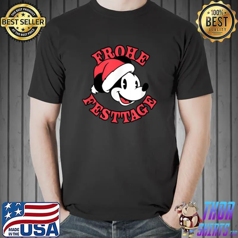 Disney Mickey & Friends Christmas Frohe Festtage Mickey T-Shirt