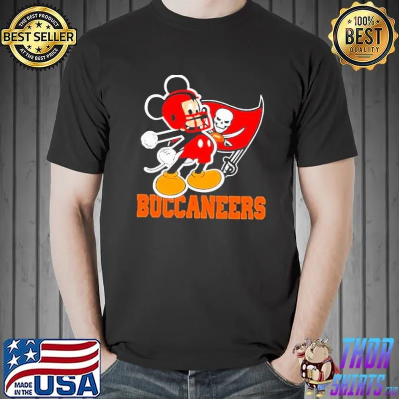 Disney mickey mouse bucs tampa bay buccaneers classic shirt
