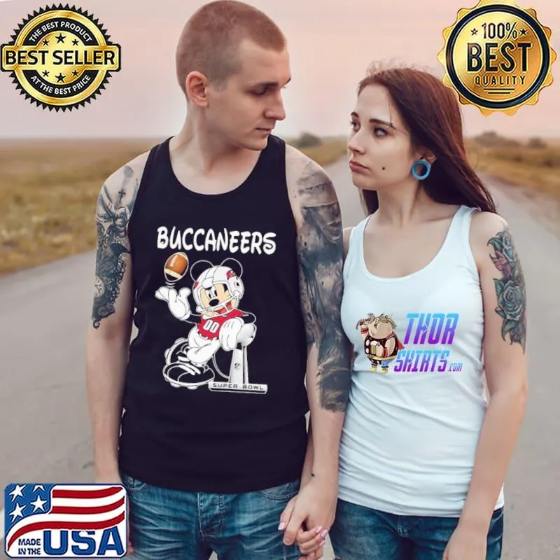 Disney mickey mouse gift for fan tampa bay buccaneers s Tank Top