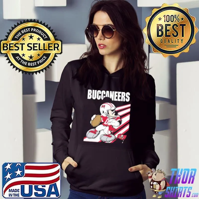 Disney mickey mouse gift for NFL fan tampa bay buccaneers s Hoodie