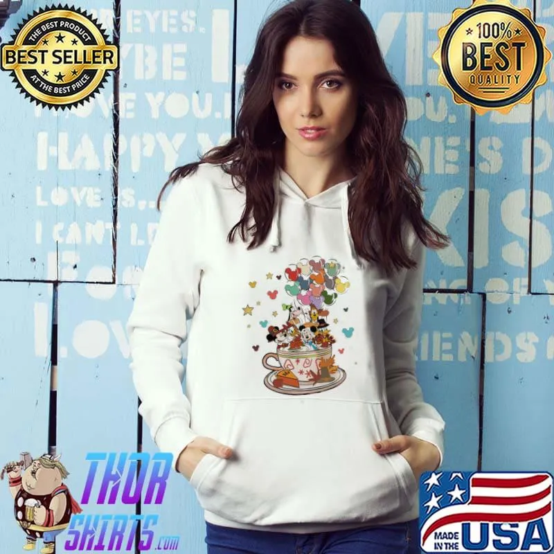 Disney thanksgiving mickey and friends thanksgiving balloons s Hoodie