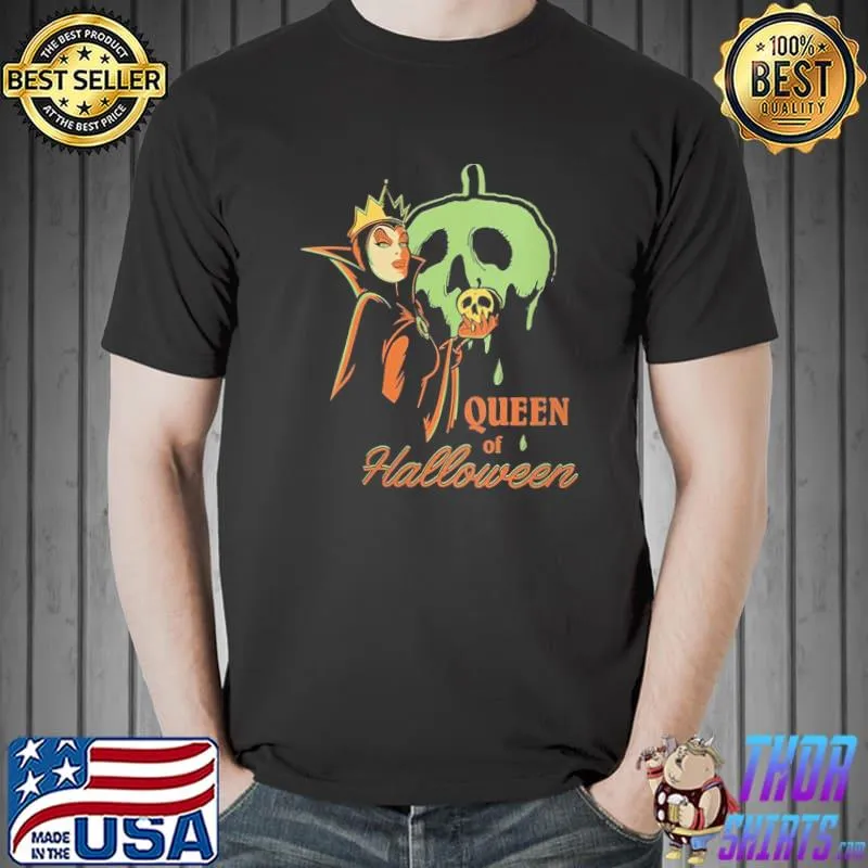 Disney villains snow white evil queen of halloween trending shirt