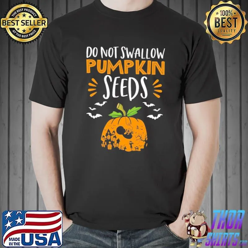 Do not swallow pumpkin in 2022 halloween trending shirt