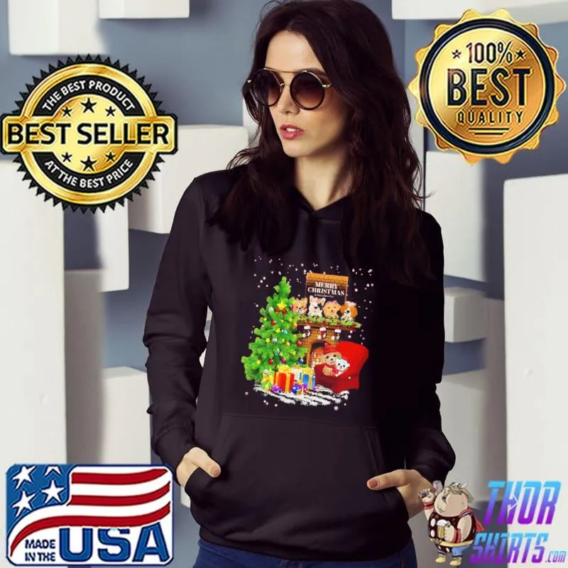 Dogs the fireplace merry christmas dog s Hoodie