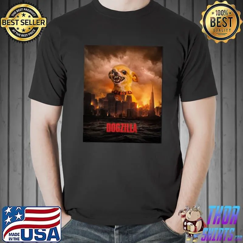 Dogzilla personalized pet shirt