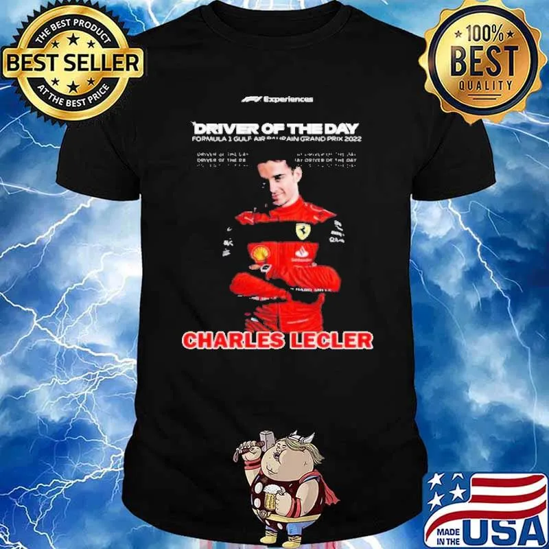 Driver of the day charles lecler shirt