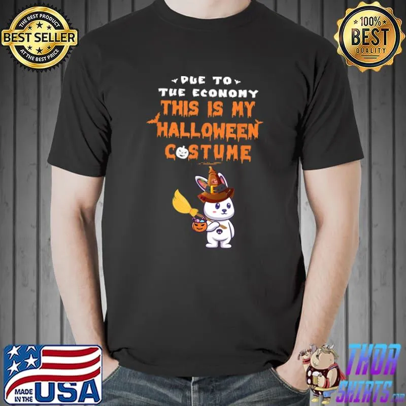 Due To The Economy This Is My Halloween Costume Idea Rabbit T-Shirt