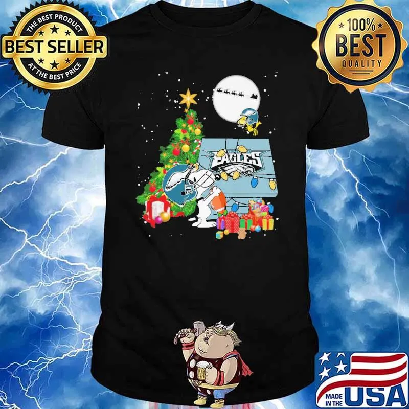 Eagles Christmas Snoopy Shirt