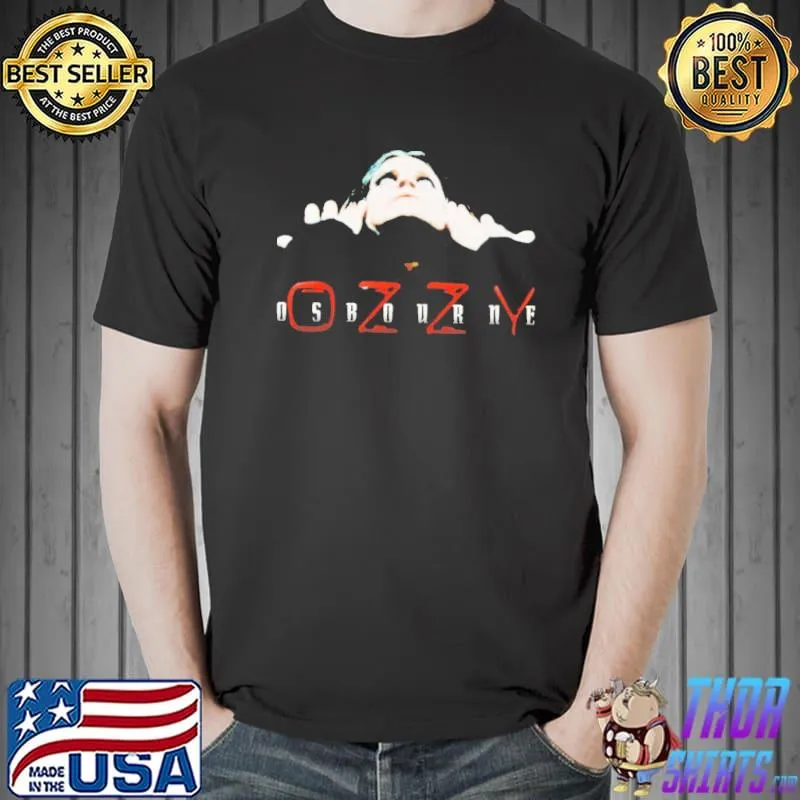 English ozzy osbourne metalhead classic shirt