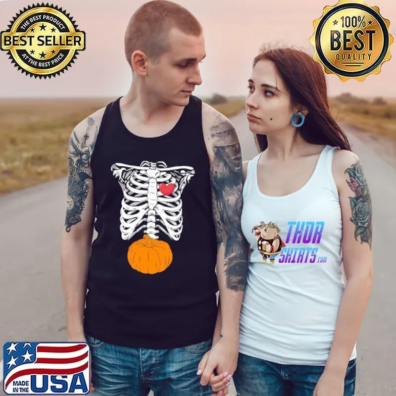 Expecting pumpkin maternity funny halloween trending s Tank Top