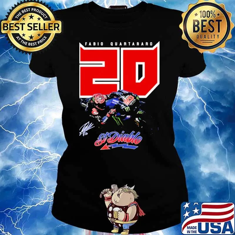 Fabio Quartararo 20 Shirt Ladies tee