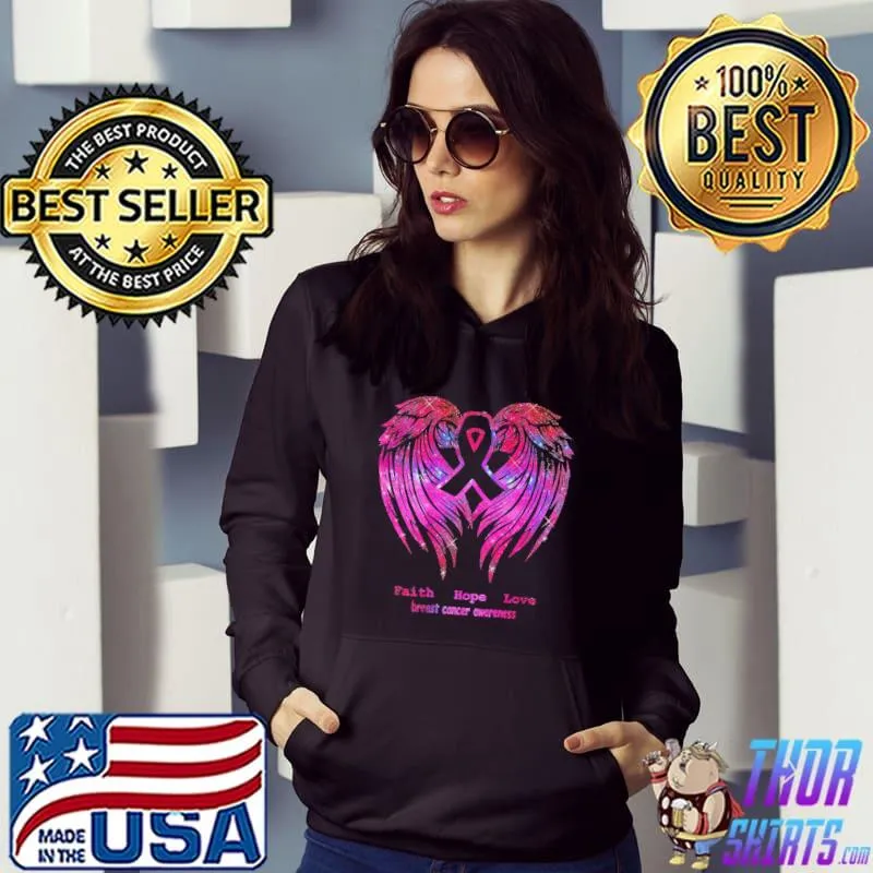 Faith hope love breast cancer awareness classic s Hoodie