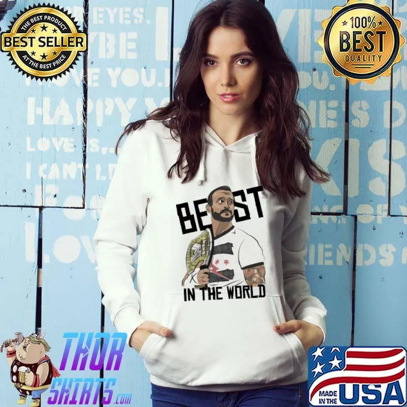 Fanart cm punk best in the world vintage classic s Hoodie