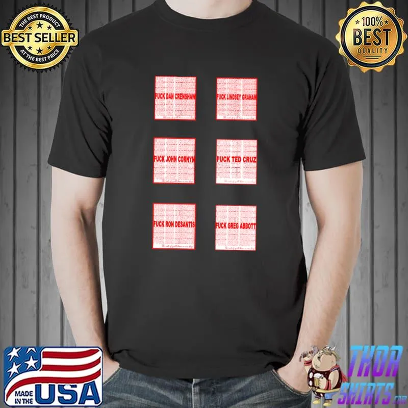Fck Bad Politicians - Sticker Multi Set Classic T-Shirt