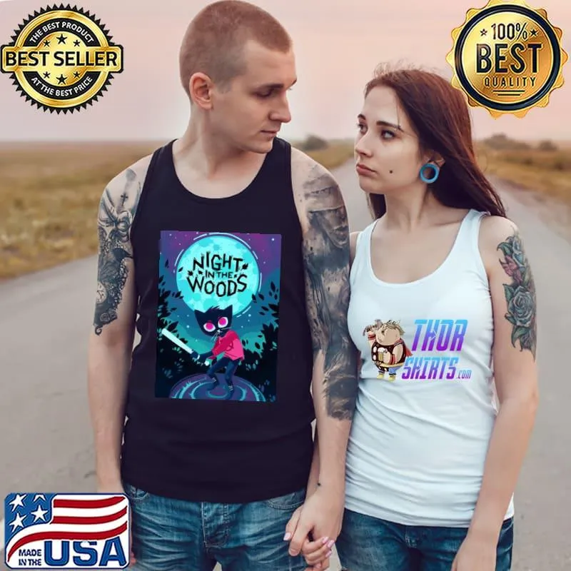 Fight in the dark night in the woods classic s Tank Top