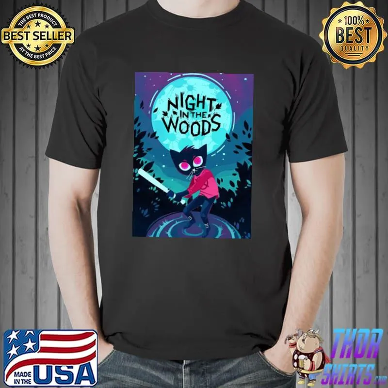 Fight in the dark night in the woods classic shirt