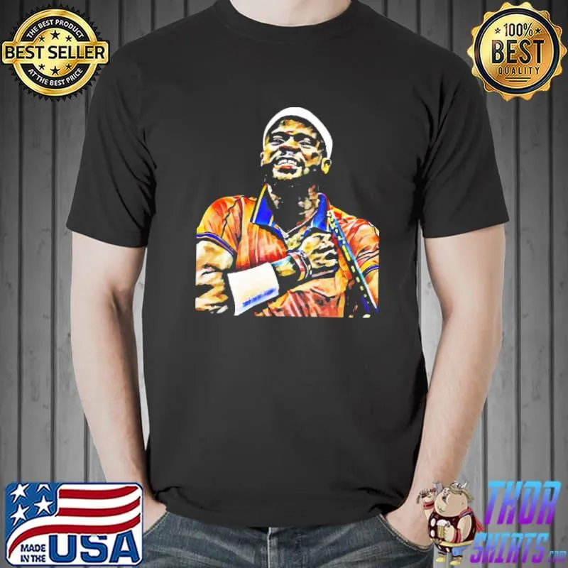 Frances tiafoe fired up 2 us open tennis colored art sport shirt