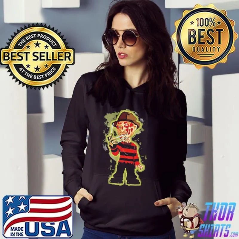 Freddy krueger halloween cartoon horror movie s Hoodie