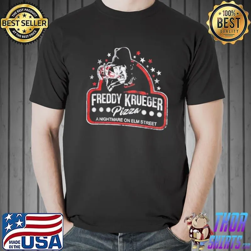 Freddy Krueger Pizza A Nightmare On Elm StreetHorror Movie Halloween Trending Unisex T-Shirt