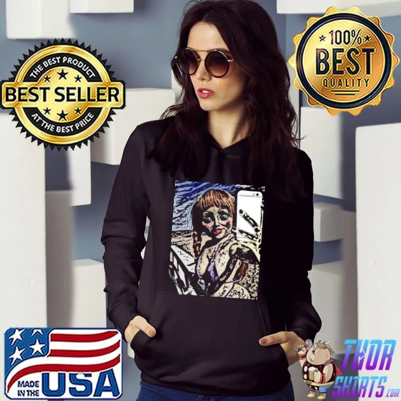 Funny annabelle horror halloween trending s Hoodie