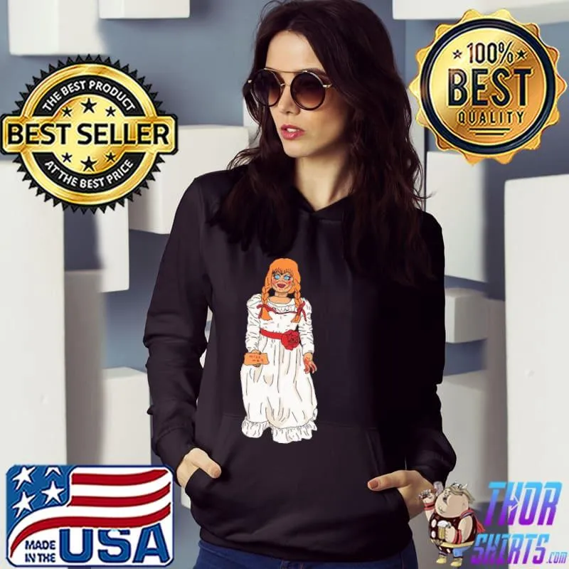 Funny annabelle horror movie halloween trending s Hoodie