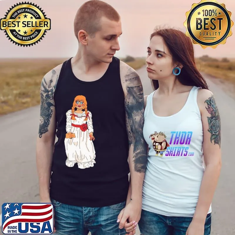 Funny annabelle horror movie halloween trending s Tank Top