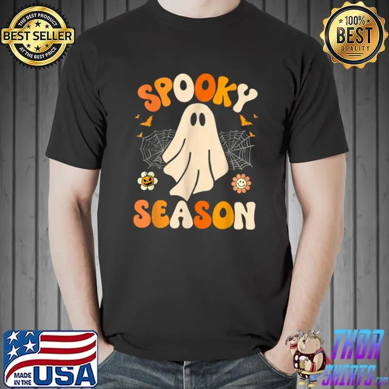 Funny Halloween Shirts for Women Costume - Spooky Season T-Shirt